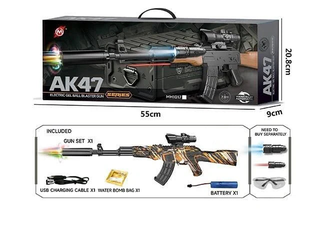 Electric Ak47 Gel Blaster Shooting Riffle ⭐⭐⭐⭐⭐ (4.8/5)