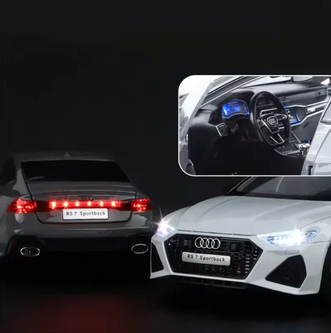 Premium Quality 1:18 Scale Audi RS7 Sportback Inspired Collectible Toy Car Featuring Detailed Interior and Handheld Remote Drive.⭐⭐⭐⭐⭐ (4.9/5)