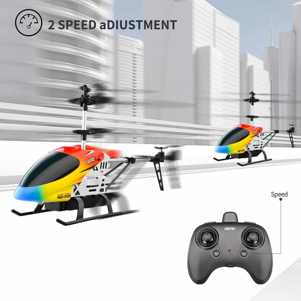 Remote Control Helicopter for Kids Altitude Hold 2.4GHz RC Helicopters with Gyro for Beginner Toys Indoor Flying with 3.5 Channel LED Light Multi Color