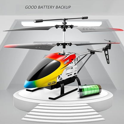 Remote Control Helicopter for Kids Altitude Hold 2.4GHz RC Helicopters with Gyro for Beginner Toys Indoor Flying with 3.5 Channel LED Light Multi Color