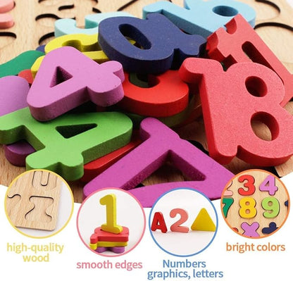 Wooden Learning Educational ABCD Board for Kids, Activity Toys for Toddlers & Preschoolers | ABCD Puzzle Set | Puzzle Toys for 2 Years Old Boys & Girls