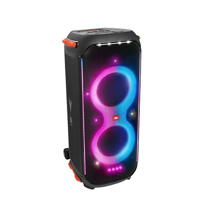 PartyBox 710 Bluetooth Party Speaker with Dynamic Music Synced Flashing Club Pattern Lightshow, Pro Sound, Splashproof, PartyBox App Personalisation,Guitar and Mic Input(800 Watt RMS, Black)⭐⭐⭐⭐⭐ (4.9/5)