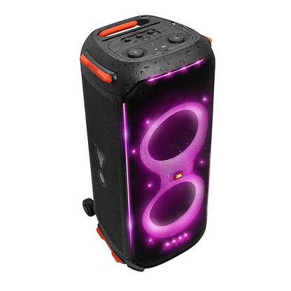 PartyBox 710 Bluetooth Party Speaker with Dynamic Music Synced Flashing Club Pattern Lightshow, Pro Sound, Splashproof, PartyBox App Personalisation,Guitar and Mic Input(800 Watt RMS, Black)⭐⭐⭐⭐⭐ (4.9/5)