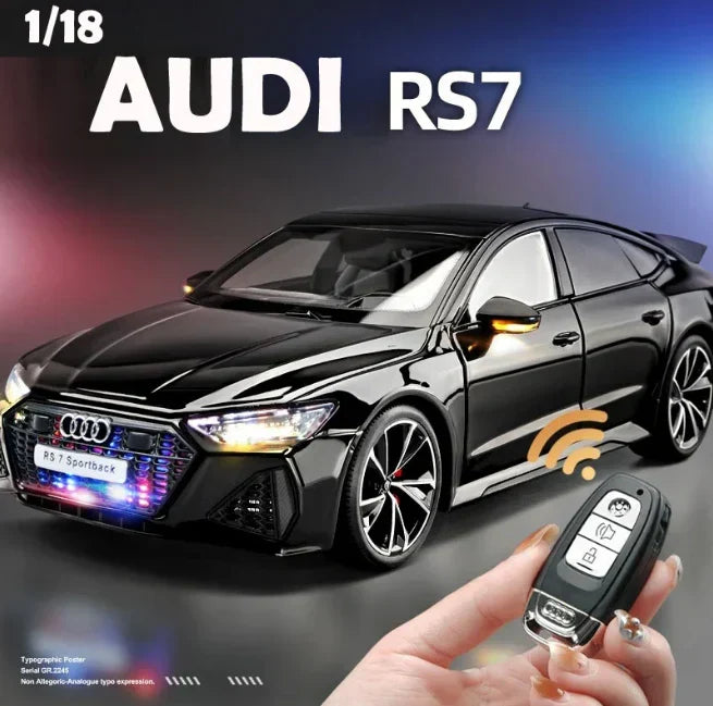 Premium Quality 1:18 Scale Audi RS7 Sportback Inspired Collectible Toy Car Featuring Detailed Interior and Handheld Remote Drive.⭐⭐⭐⭐⭐ (4.9/5)
