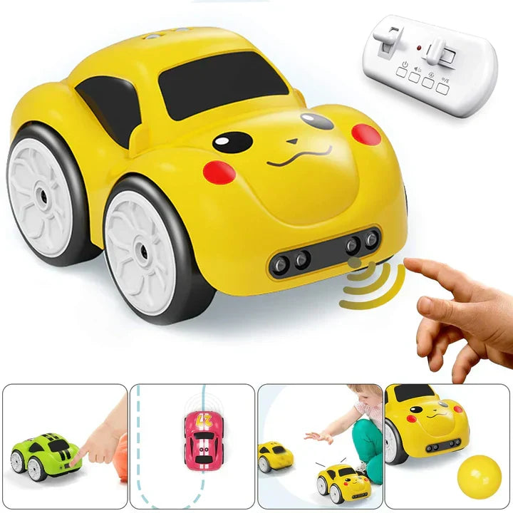 ZippySense – Interactive Sensor-Powered Cartoon Car Toy (Auto-Tracking, Obstacle Avoidance, Remote & Line-Follow Modes) ⭐⭐⭐⭐⭐ (4.8/5)